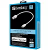 Kabel Sandberg USB Lightning MFI 0,2 m wit