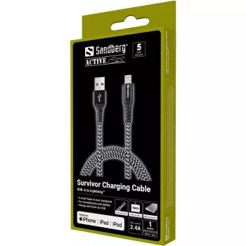 Sandberg Survivor Lightning-kabel 1M
