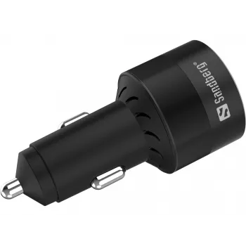 Sandberg Auto-oplader 3in1 130W USB-C PD snellader universeel