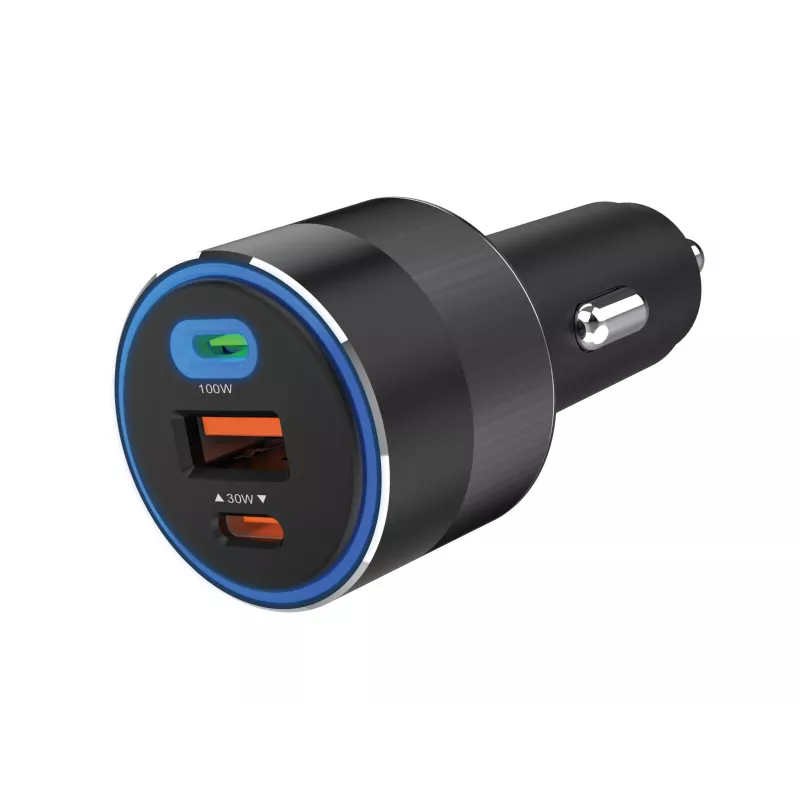 Sandberg Auto-oplader 3in1 130W USB-C PD snellader universeel