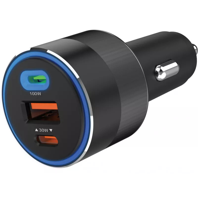 Sandberg Auto-oplader 3in1 130W USB-C PD snellader universeel