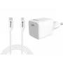 AC-lader Sandberg 20W USB-C + Lightning 1M snelladen wit