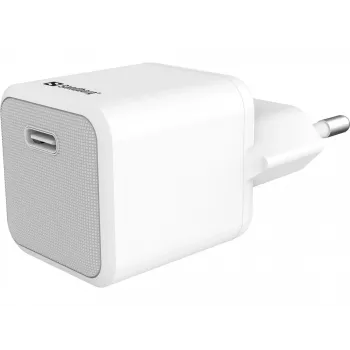 AC-lader Sandberg 20W USB-C + Lightning 1M snelladen wit