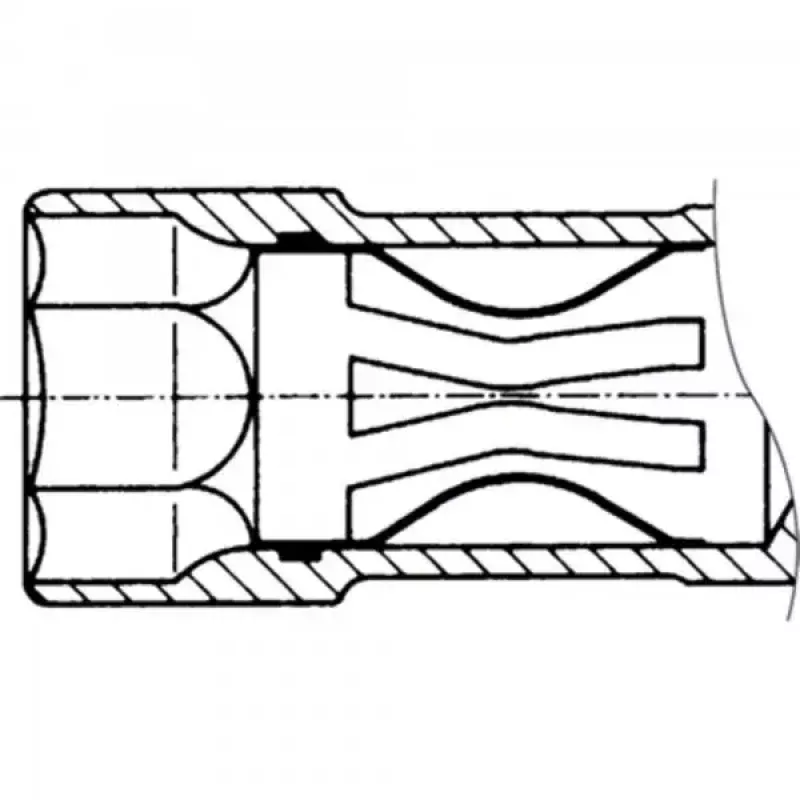 Hazet 4766-1 bougiesleutel