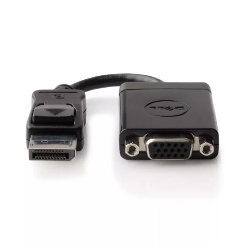 Videokabel-adapter DELL 492-11715 DisplayPort naar VGA zwart