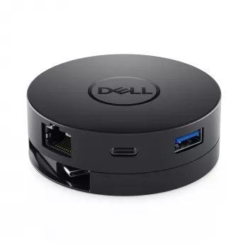 DELL DA300 bedraad USB 3.2 Gen 2 (3.1 Gen 2) Type-C zwart