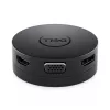 DELL DA300 bedraad USB 3.2 Gen 2 (3.1 Gen 2) Type-C zwart