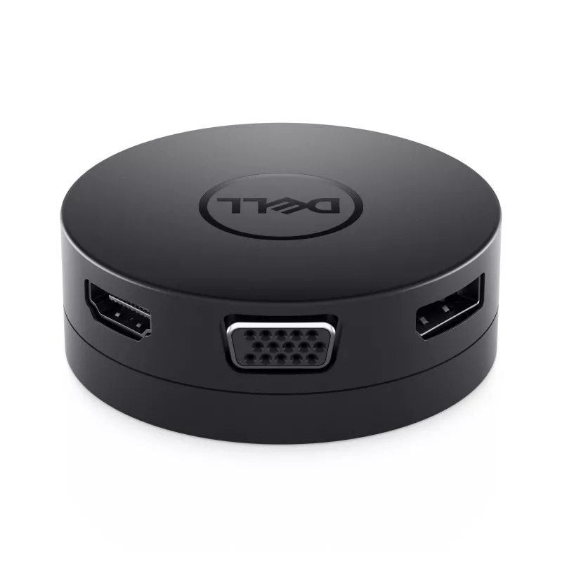 DELL DA300 bedraad USB 3.2 Gen 2 (3.1 Gen 2) Type-C zwart