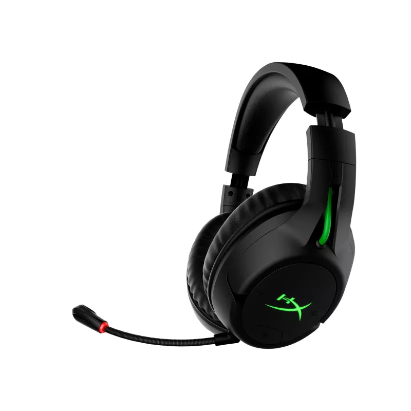 HyperX CloudX Flight – draadloze gamingheadset (zwart-groen) – Xbox