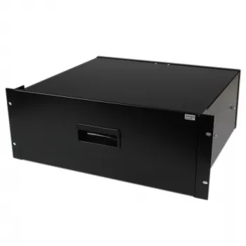 StarTech.com 4U zwart stalen opbergla voor 19in racks en kasten