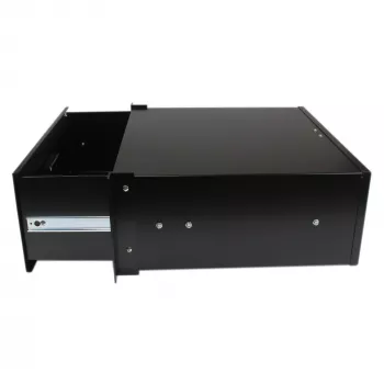 StarTech.com 4U zwart stalen opbergla voor 19in racks en kasten