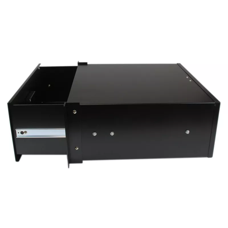 StarTech.com 4U zwart stalen opbergla voor 19in racks en kasten