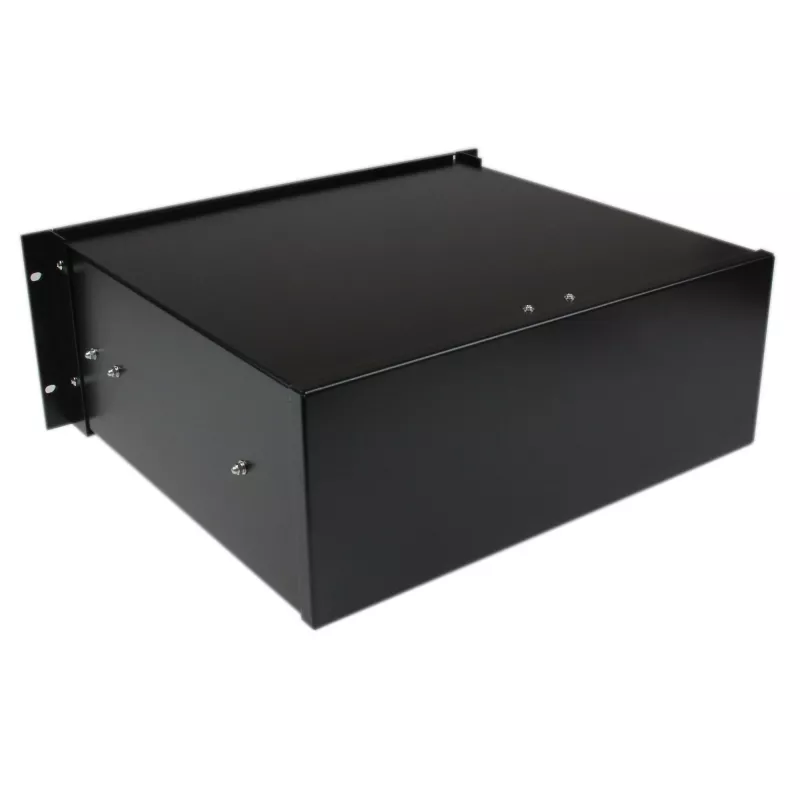 StarTech.com 4U zwart stalen opbergla voor 19in racks en kasten