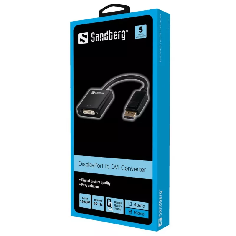Adapter DisplayPort naar DVI Sandberg