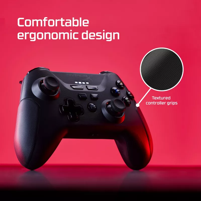HyperX Clutch – draadloze gaming-controller (zwart) – mobiele apparaten/pc