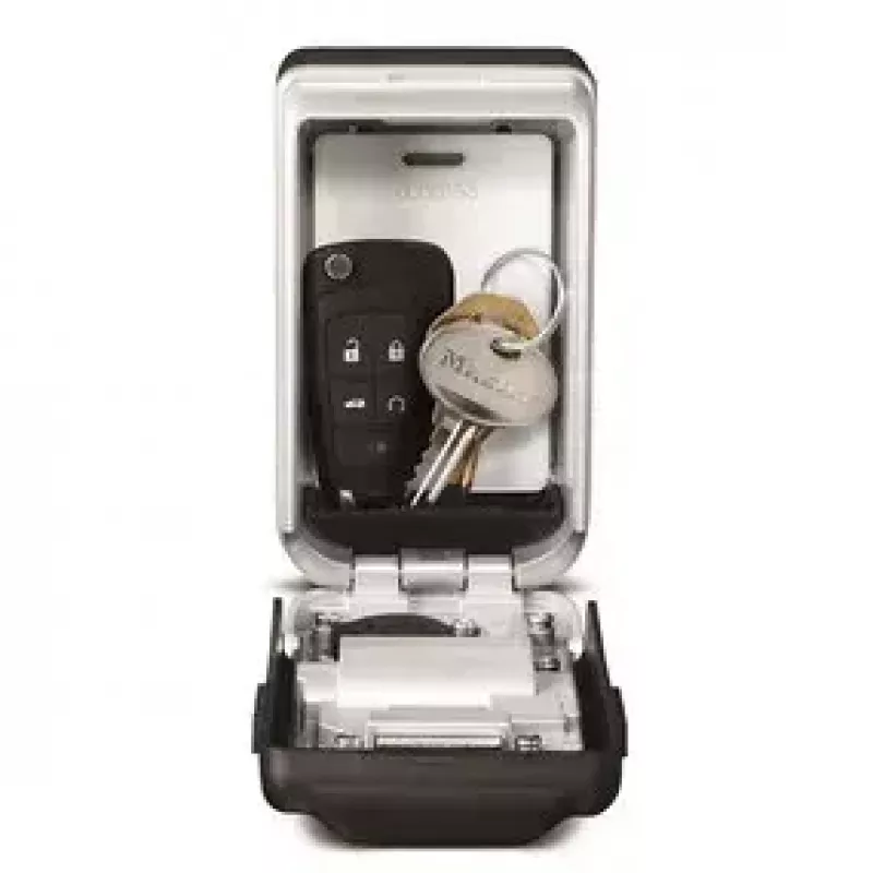 Wandkluis MASTER LOCK middel met verlichte draaiknop sleutelkluis Select Access® grijs