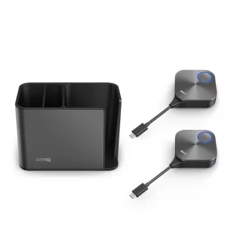 Draadloos presentatiesysteem BenQ TZY61 desktop, zwart, ABS/aluminium/PC-behuizing, 67×67×23,2 mm