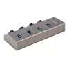 StarTech.com 4-poorts self-powered USB-C-hub met individuele aan/uit-schakelaars, USB 3.0 5Gbps-uitbreidingshub met voeding, desktop/laptop USB-C-naar-USB-A-hub, USB Type-C-hub met BC 1.2