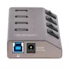StarTech.com 4-poorts self-powered USB-C-hub met individuele aan/uit-schakelaars, USB 3.0 5Gbps-uitbreidingshub met voeding, desktop/laptop USB-C-naar-USB-A-hub, USB Type-C-hub met BC 1.2