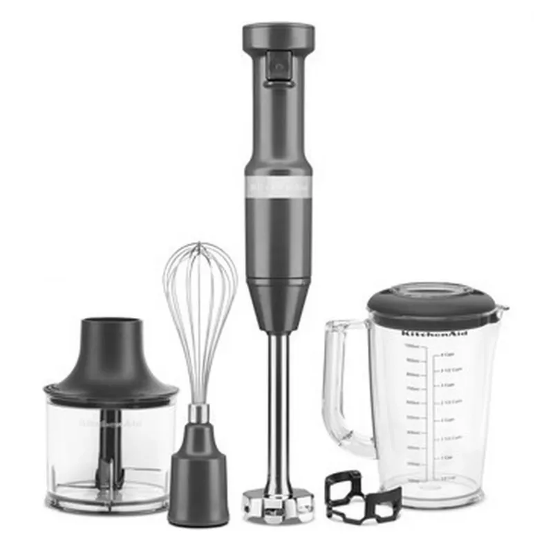 KitchenAid 5KHBV83EDG 1 L staafmixer 180 W grijs