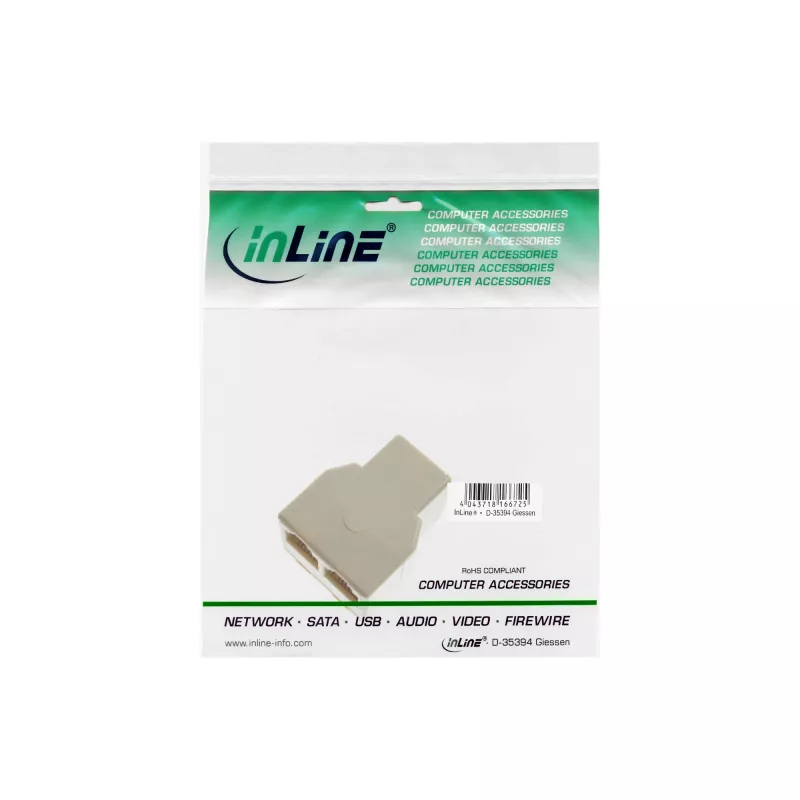 InLine modulaire splitter 1x RJ12 bus / 2x RJ12 bus 69999B