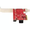 StarTech.com SATA PCIe-kaart – 6-poorts PCIe SATA-uitbreidingskaart – 6 Gbit/s – Low/Full Profile – gestapelde SATA-aansluitingen – ASM1166 non-RAID – PCI Express naar SATA-converter