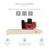 StarTech.com SATA PCIe-kaart – 6-poorts PCIe SATA-uitbreidingskaart – 6 Gbit/s – Low/Full Profile – gestapelde SATA-aansluitingen – ASM1166 non-RAID – PCI Express naar SATA-converter
