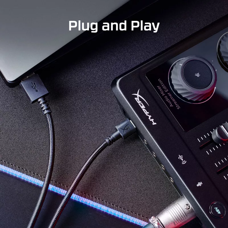 Audiomixer HP HyperX 73C12AA 20 - 20000 Hz 32 - 600 Ω