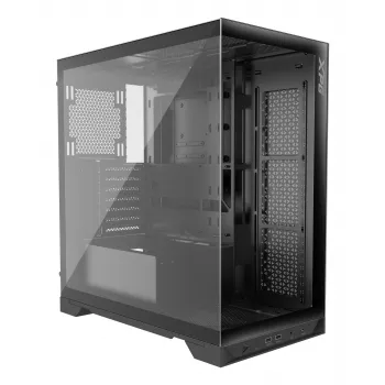 XPG INVADER X WOF mid-tower zwart, Midi Tower, pc, zwart, ATX, micro ATX, Mini-ITX, SPCC, 17,5 cm