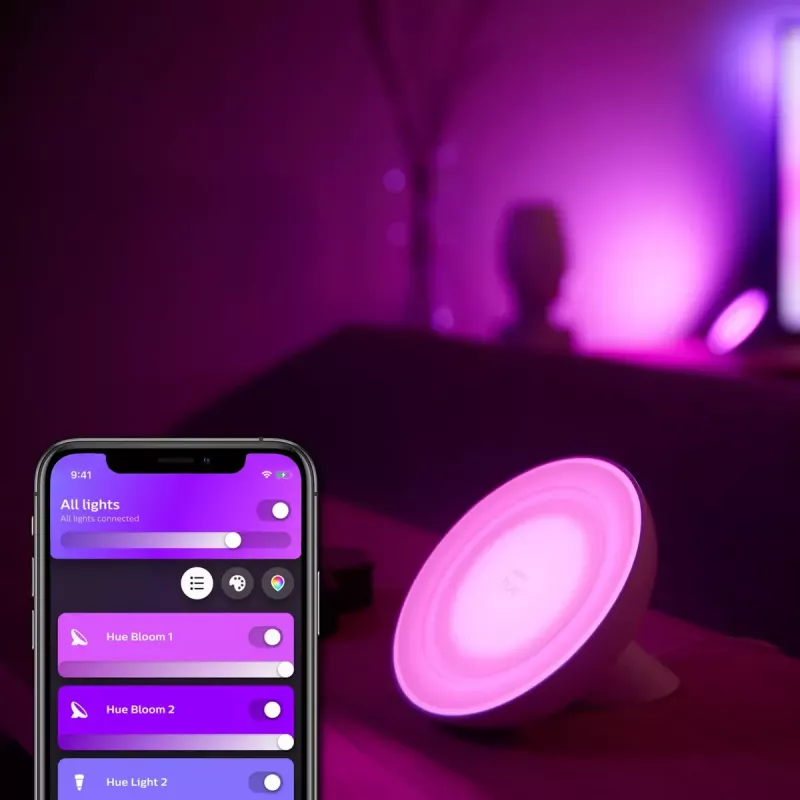 Slimme tafellamp Philips Hue White and Colour Ambience Bloom
