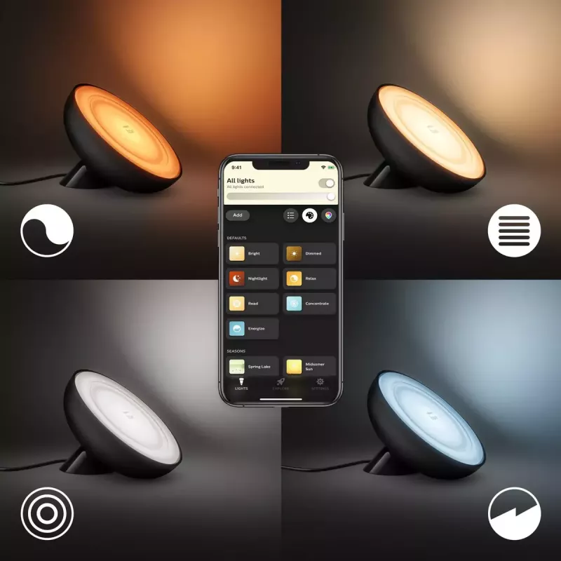 Slimme tafellamp Philips Hue White and Colour Ambience Bloom