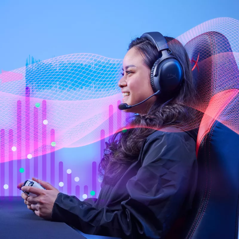 HyperX Cloud III Wireless - gaming-headset, zwart; rood, China, over-ear, gesloten, actief, 155 mm