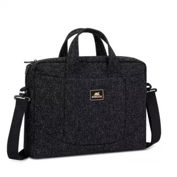 Schoudertas Rivacase 7931 39,6 cm 15,6 inch zwart wit