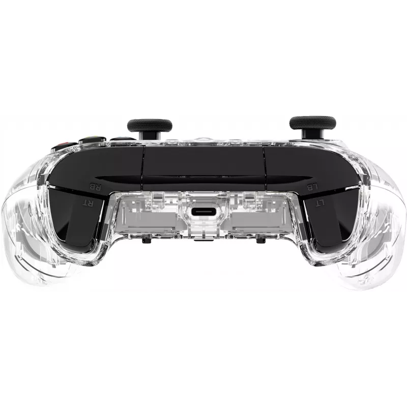 HyperX Clutch Gladiate – bedrade gaming-RGB-controller – Xbox, gamepad, Xbox One, Xbox Series X, bedraad, USB, USB Type-A, USB Type-C, transparant