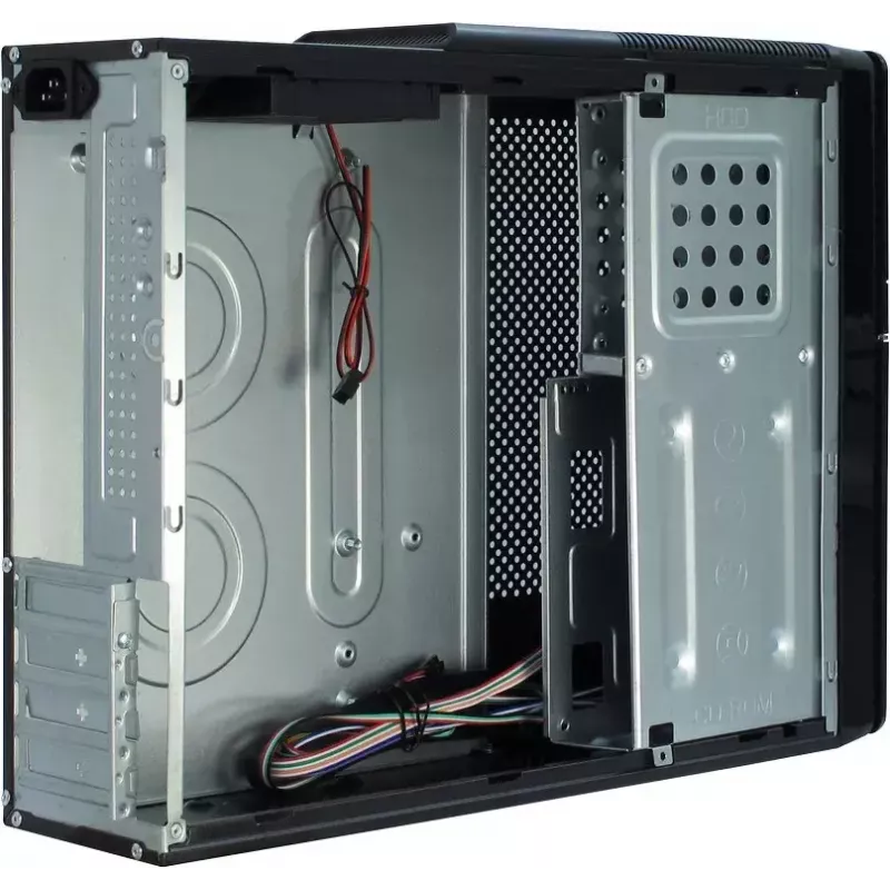 PC-behuizing Inter-Tech IT-607 desktop zwart