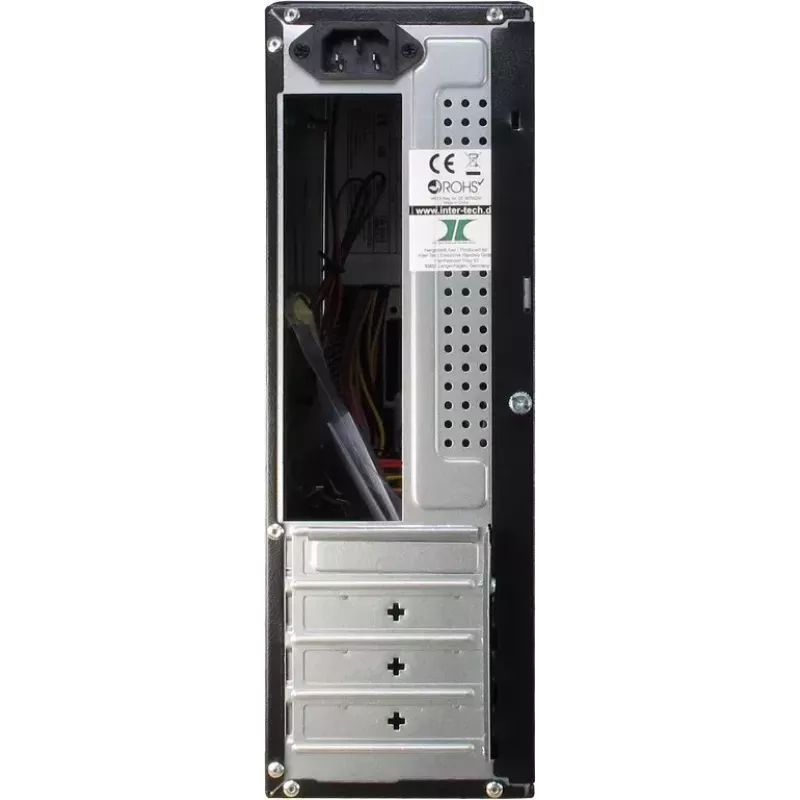 PC-behuizing Inter-Tech IT-607 desktop zwart