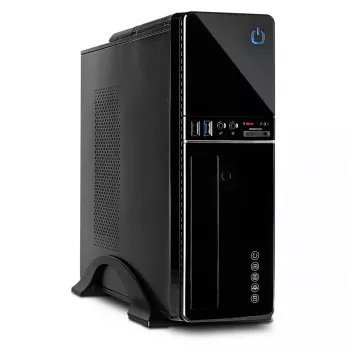 PC-behuizing Inter-Tech IT-607 desktop zwart