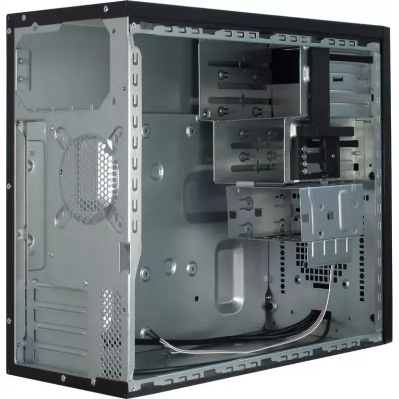 PC-behuizing Inter-Tech TM-515 micro tower zwart