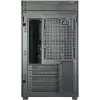 PC mini-tower-behuizing INTER-TECH IM-2 Expander, Mini-ITX/Micro ATX, ondersteunt ATX/SFX-voedingen, 2,5 inch- en 3,5 inch-drives, front/top-ventilator 120/140 mm, zwart