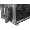 PC mini-tower-behuizing INTER-TECH IM-2 Expander, Mini-ITX/Micro ATX, ondersteunt ATX/SFX-voedingen, 2,5 inch- en 3,5 inch-drives, front/top-ventilator 120/140 mm, zwart