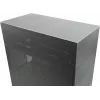 PC mini-tower-behuizing INTER-TECH IM-2 Expander, Mini-ITX/Micro ATX, ondersteunt ATX/SFX-voedingen, 2,5 inch- en 3,5 inch-drives, front/top-ventilator 120/140 mm, zwart