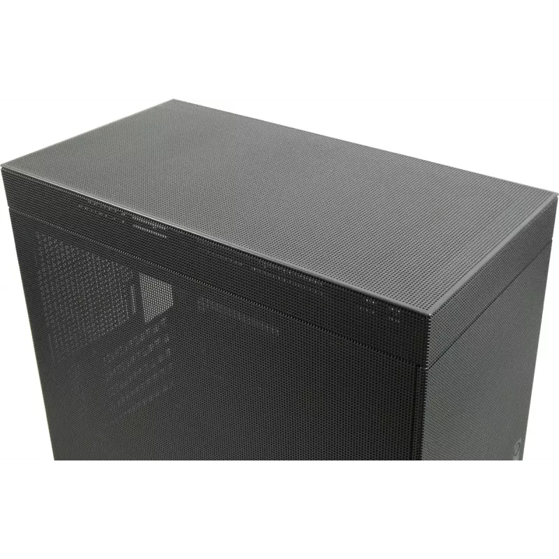 PC mini-tower-behuizing INTER-TECH IM-2 Expander, Mini-ITX/Micro ATX, ondersteunt ATX/SFX-voedingen, 2,5 inch- en 3,5 inch-drives, front/top-ventilator 120/140 mm, zwart