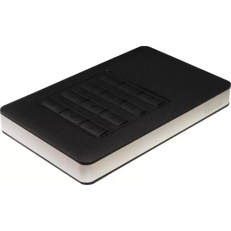 Harde-schijfbehuizing Inter-Tech GD-25LK01 aluminium zwart 2,5 inch