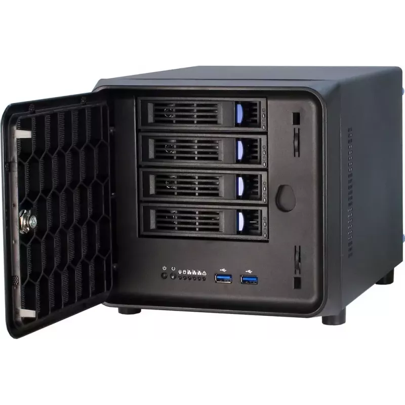 Serverbehuizing Inter-Tech SC-4100 rack zwart