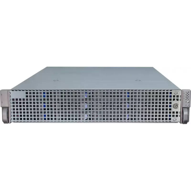 Serverbehuizing Inter-Tech IPC 2U-2412 rack zwart, zilver