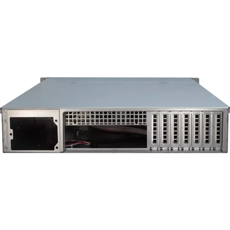 Serverbehuizing Inter-Tech IPC 2U-2412 rack zwart, zilver