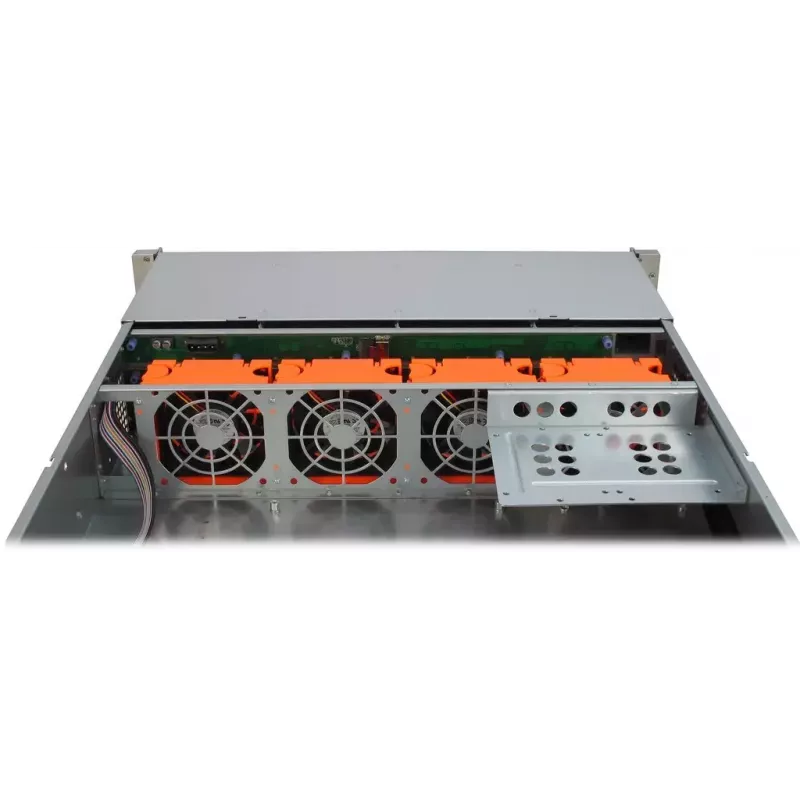 Serverbehuizing Inter-Tech IPC 2U-2412 rack zwart, zilver