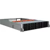 Serverbehuizing Inter-Tech IPC 2U-2412 rack zwart, zilver