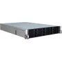 Serverbehuizing Inter-Tech IPC 2U-2412 rack zwart, zilver