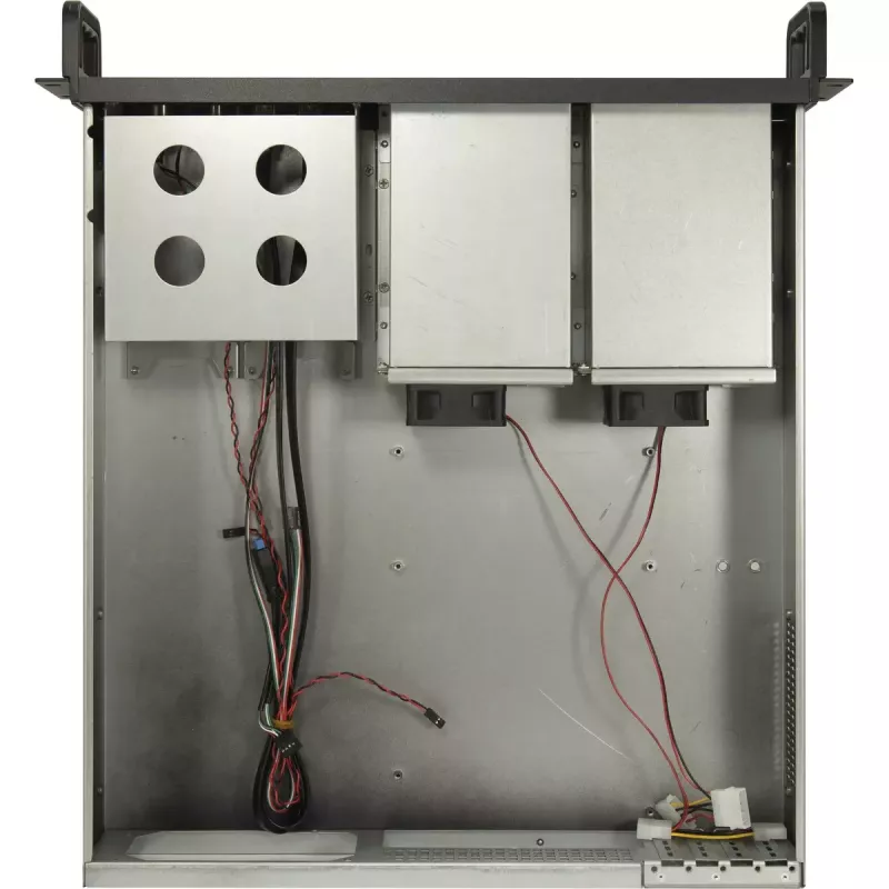 Serverrack Inter-Tech 2U-2504 zwart 480x527x89mm 60mm ventilator